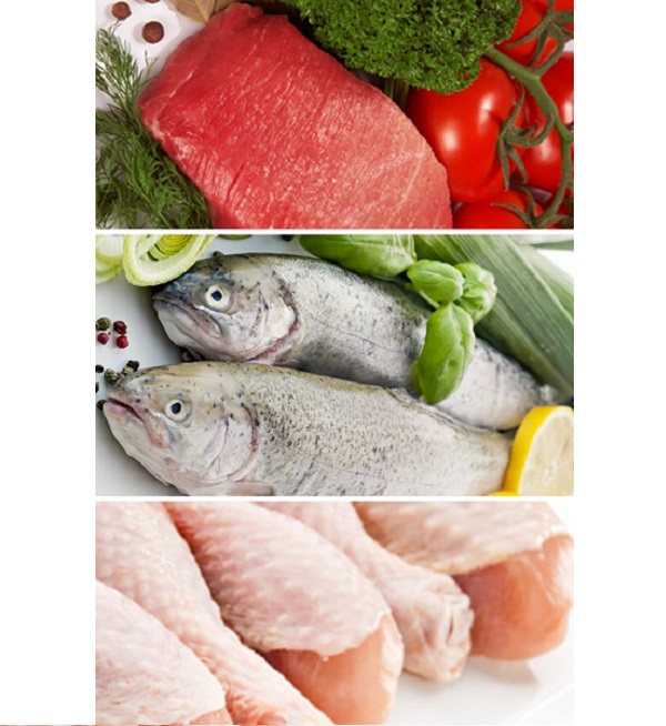 Замороженные продукты (мясо, птица, рыба, овощи)