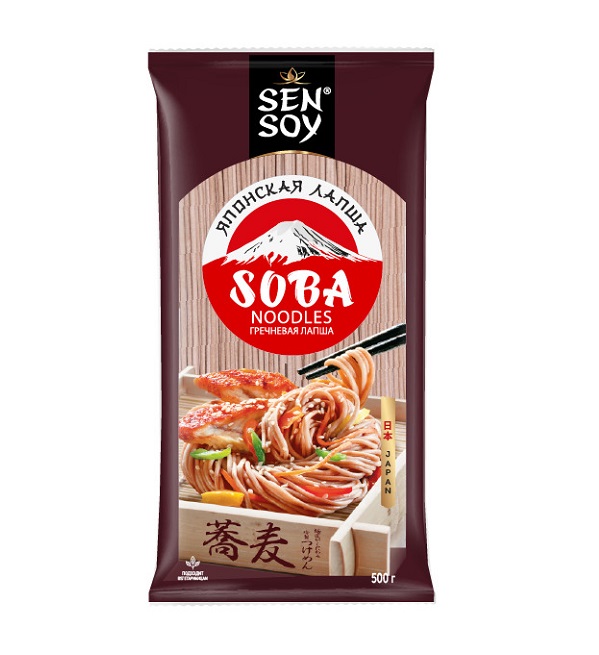 Лапша гречневая СОБА СЭН СОЙ 500 г *12