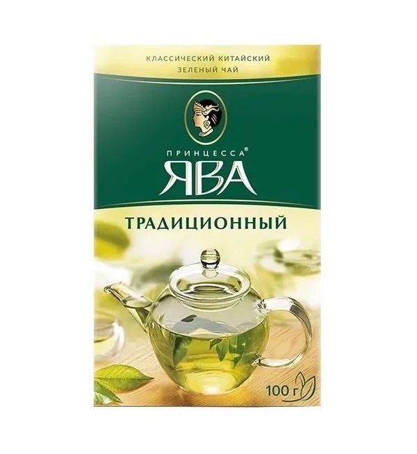 Чай ПРИНЦЕССА ЯВА 100 г традиционный зеленый *15