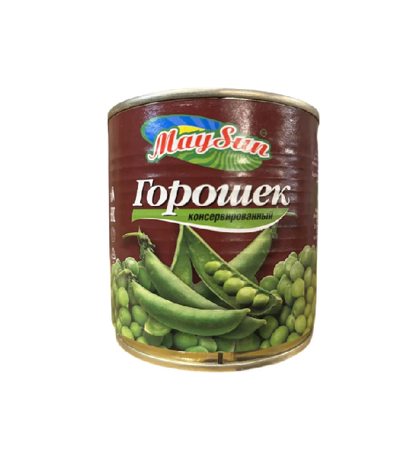 Горошек зеленый консервированный МАЙСАН 425 мл ГОСТ ж/б *12 (спеццена)