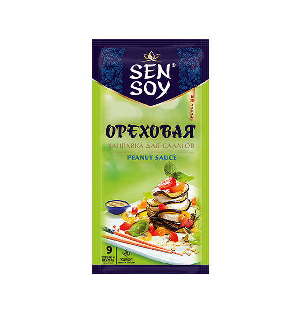 Заправка для салатов СЭН СОЙ Ореховая 40 г*20