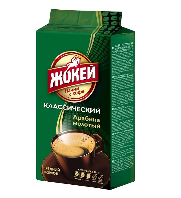 Кофе молотый ЖОКЕЙ 450 г Классик в/с *12