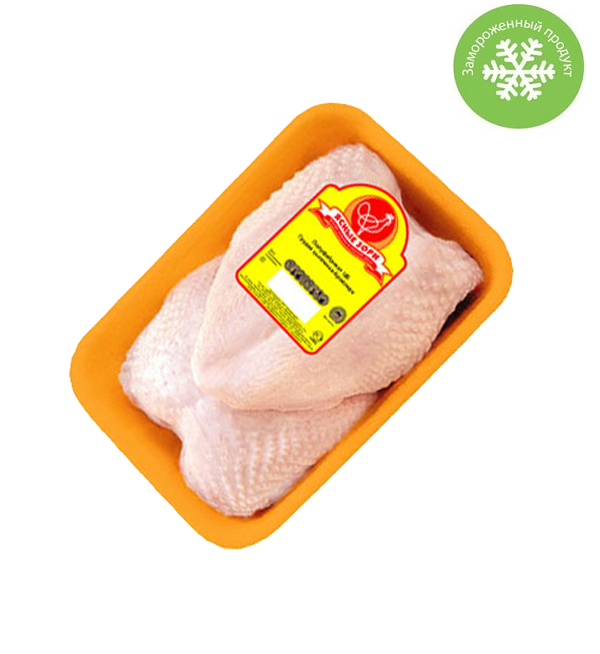 Грудка куриная замороженная (подложка) ~1 кг (ЯСНЫЕ ЗОРИ) *5 кг