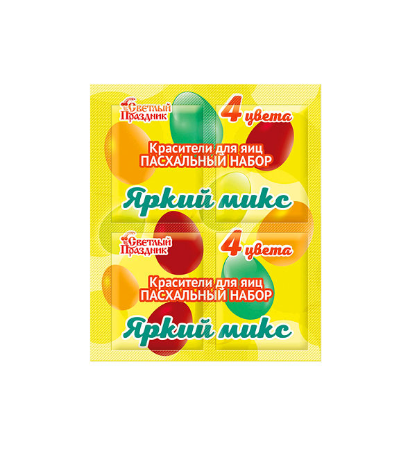 Пасхальный набор красителей ЯРКИЙ МИКС (Арикон)