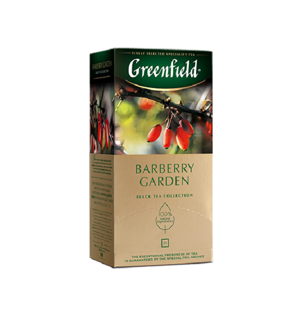 Чай ГРИНФИЛД 25 пакетиков Барберри Гарден *10