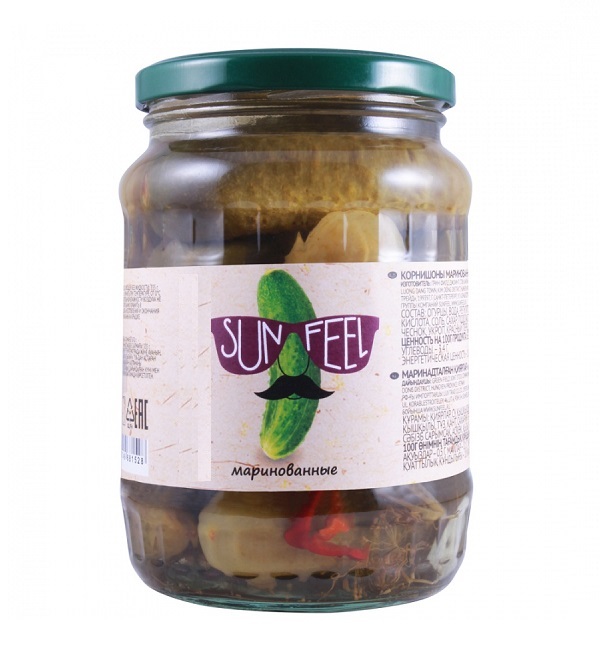Огурцы САН ФИЛ 720 мл маринованные *8