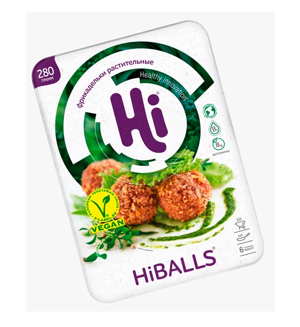 Фрикадельки HIballs 280 г растительные замороженные *6