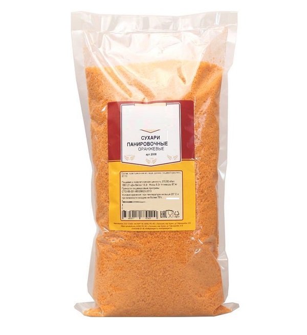 Сухари панировочные КАРЕ оранжевые весовые *2 кг