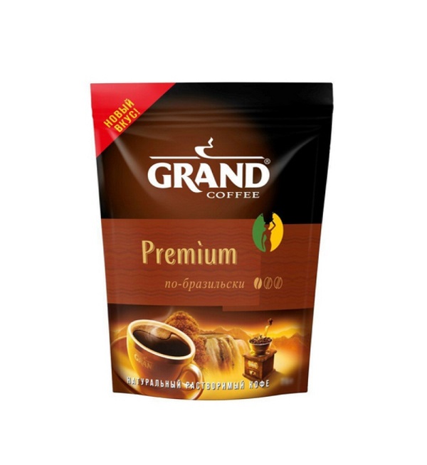 Кофе растворимый ГРАНД 50 г Премиум (Бразилия) *20