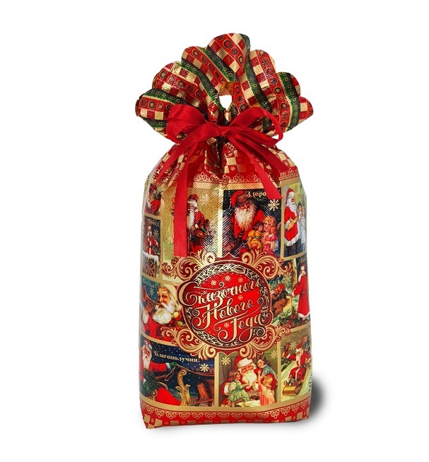 Набор кондитерский №1504 Мешочек Рождественские встречи 1,5 кг