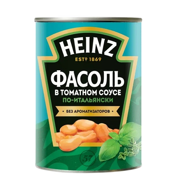 Фасоль ХАЙНЦ 400 г Белая в томатном соусе по-итальянски *12