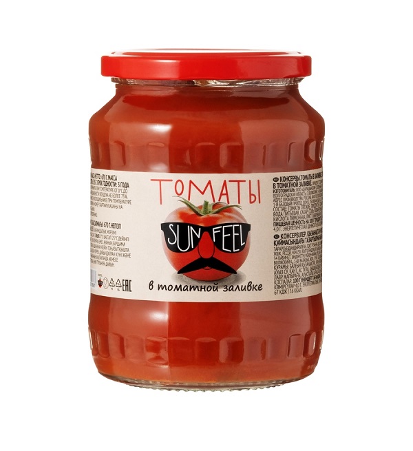 Томаты САН ФИЛ 720 мл в томатной заливке *8