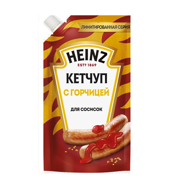 Кетчуп ХАЙНЦ 320 г с горчицей *16