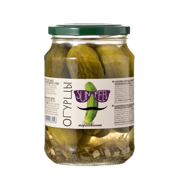 Огурцы САН ФИЛ 720 мл маринованные *12