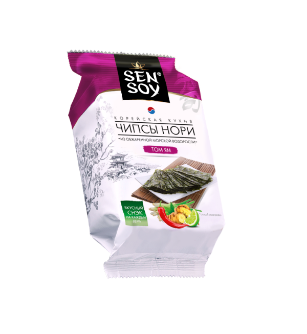 Чипсы Нори СЭН СОЙ 4,5 г Том ям *18