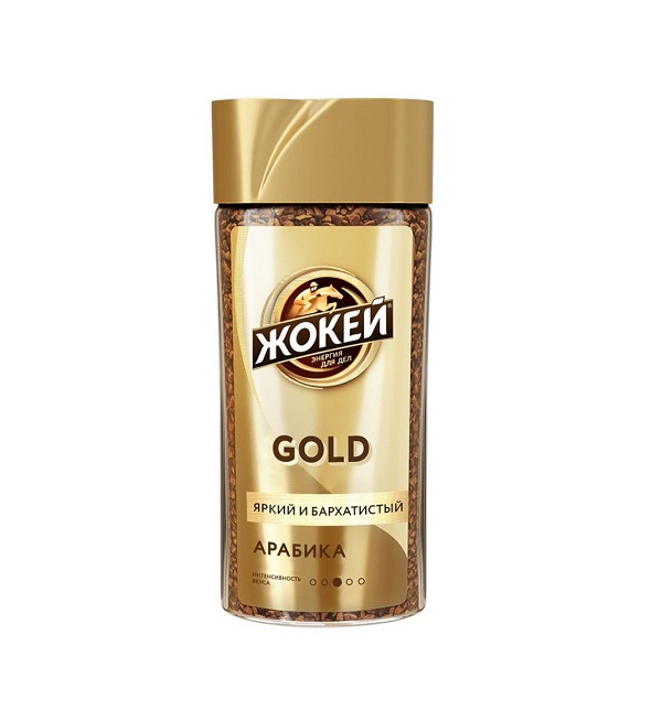 Кофе растворимый ЖОКЕЙ 95 г Голд *12