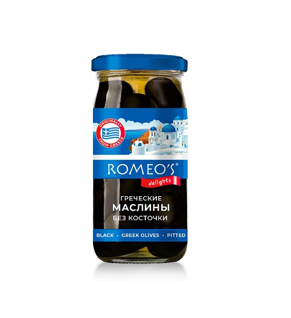 Маслины РОМЕОС гигант 340 г без косточки *12