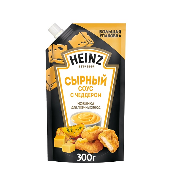 Соус ХАЙНЦ 300 г Сырный с Чеддером *16
