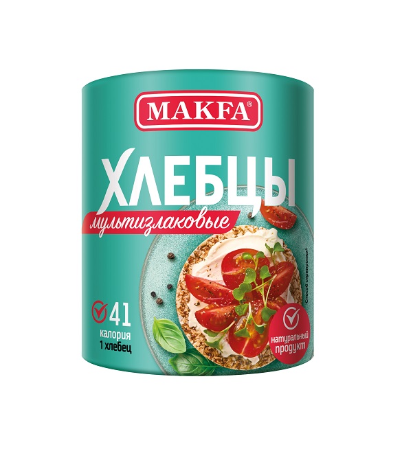 Хлебцы МАКФА мультизлаковые 100 г *30