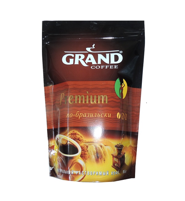 Кофе растворимый ГРАНД 95 г Премиум (Бразилия) *18