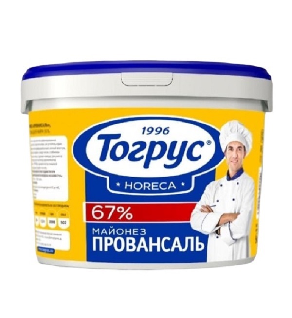 Майонез ТОГРУС 9,6 кг Провансаль 67% *1