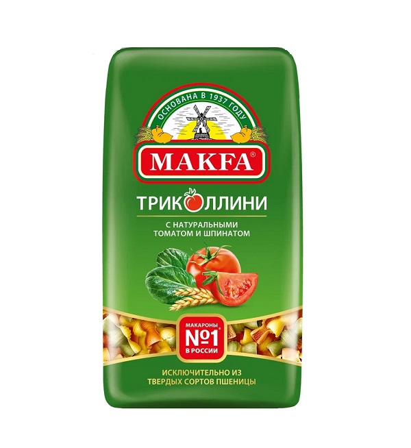 Макароны МАКФА гр.А 450 г Триколлини свитки *14