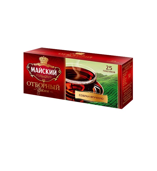 Чай МАЙСКИЙ 25 пакетиков Отборный *27