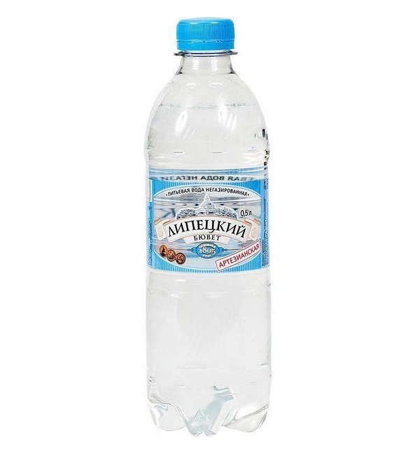 Вода ЛИПЕЦКИЙ БЮВЕТ 0,5 л питьевая негазированная *12