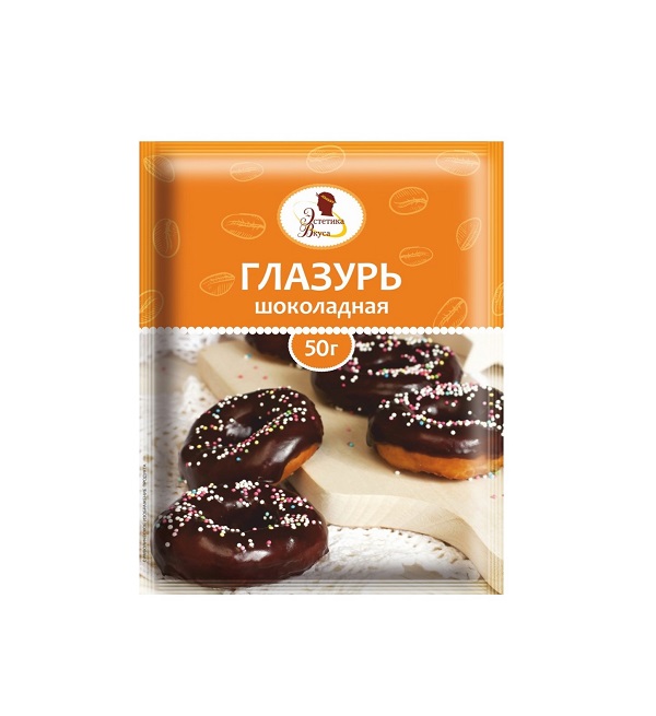 Глазурь ЭСТЕТИКА ВКУСА шоколадная 50 г *25