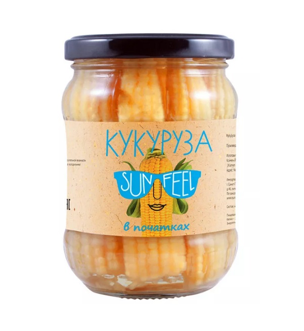 Кукуруза консервированная САН ФИЛ в початках 340 г *12