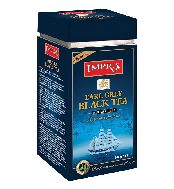 Чай ИМПРА 200 г Earl Grey крупный лист ж/б *6