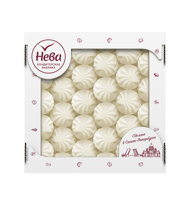Зефир-мини С АРОМАТОМ БАНАНА 270 г (Нева)