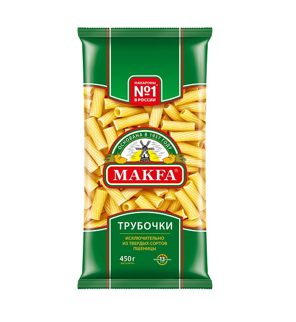 Макароны МАКФА гр.А 450 г Трубочки *20