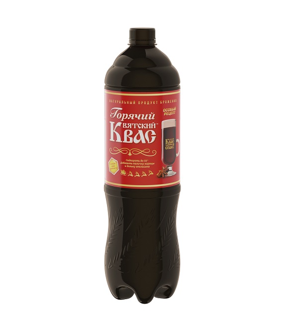 Квас ВЯТСКИЙ горячий 1,5 л *6