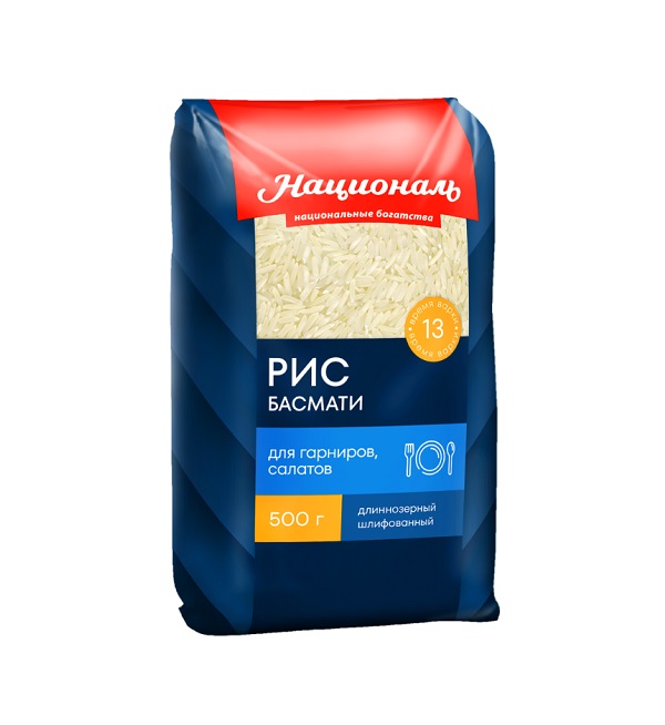 Рис НАЦИОНАЛЬ 500 г Басмати *6