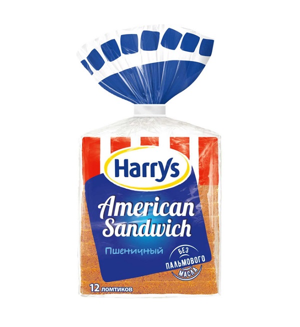 Хлеб ХАРРИС 470 г пшеничный тостовый *10