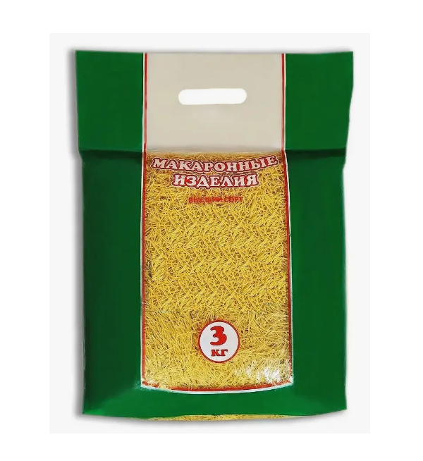 Макароны СТАРООСКОЛЬСКИЕ гр.В 3 кг Вермишель *6