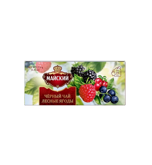 Чай МАЙСКИЙ 25 пакетиков Лесные ягоды *27
