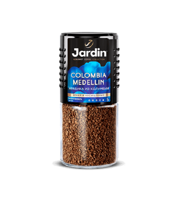 Кофе растворимый ЖАРДИН 95 г № 5 Колумбия Меделин ст/б (0627-12-1)
