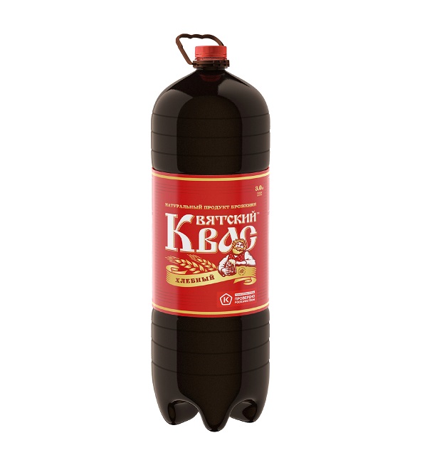 Квас ВЯТСКИЙ хлебный 3 л *6