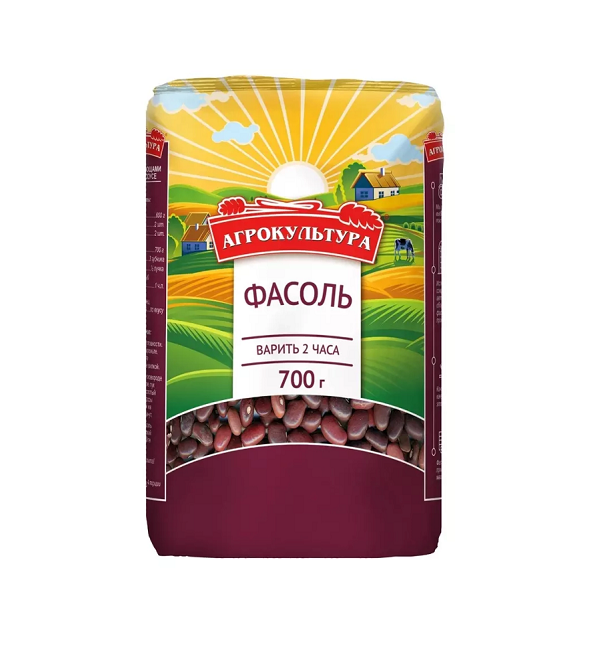 Фасоль АГРОКУЛЬТУРА 700 г красная *12