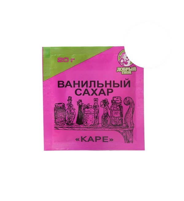 Сахар ванильный КАРЕ 20 г *50