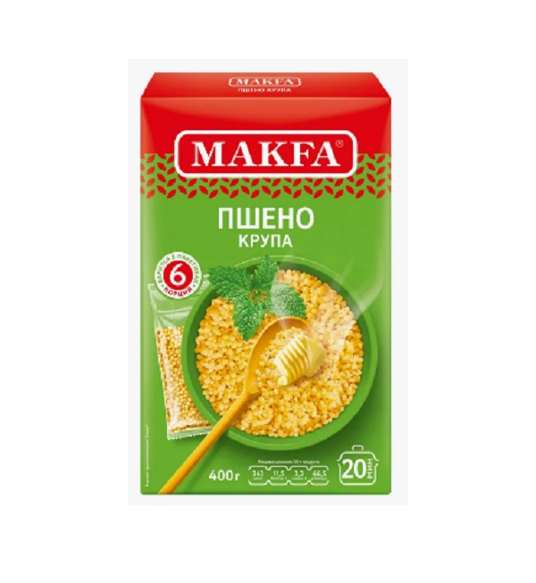 Пшено МАКФА 400 г (6 пак) *9