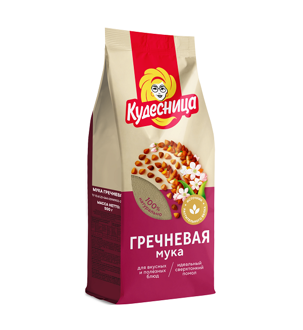 Мука КУДЕСНИЦА 500 г гречневая хлебопекарная ТУ *10