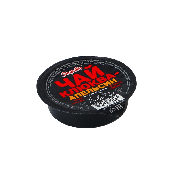 Смесь для приготовления чая КЛЮКВА-АПЕЛЬСИН 45 г *36