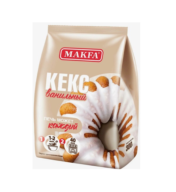 Смесь МАКФА 300 г Кекс ванильный  *7