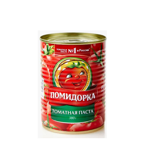 Паста томатная ПОМИДОРКА 380 г *12