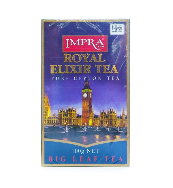 Чай ИМПРА 100 г Королевский эликсир крупнолистовой черный с ароматом бергамота и лимона *30