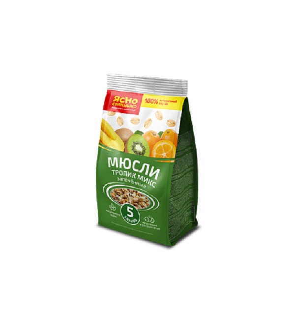 Мюсли Ясно Солнышко 250 г Тропик микс запеченные *10