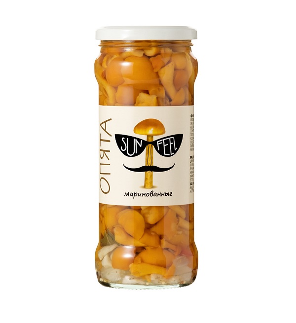 Опята САН ФИЛ 580 мл целые намеко маринованные *12